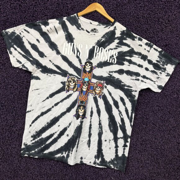 Guns N Roses Appetite for Destruction Tie Dye T-Shirt 2XL - Picture 3 of 4